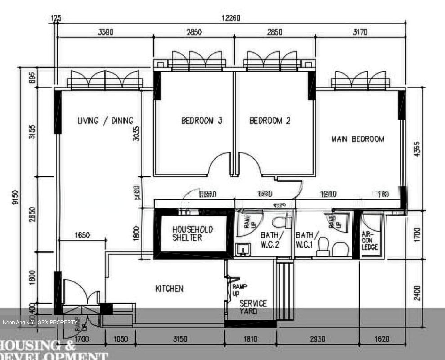 Blk 430B Orchid Spring @ Yishun (Yishun), HDB 4 Rooms #580236491